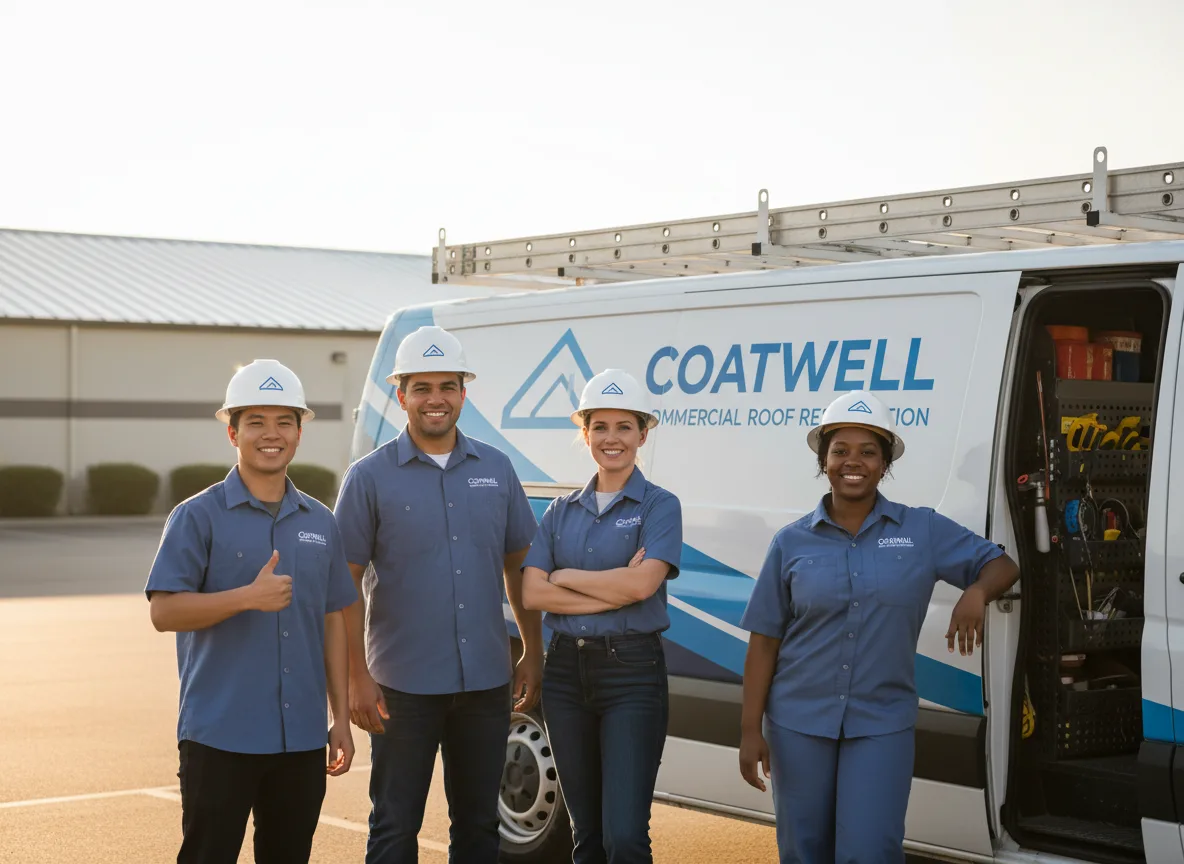 Commercial roof coating company in Peyton, CO